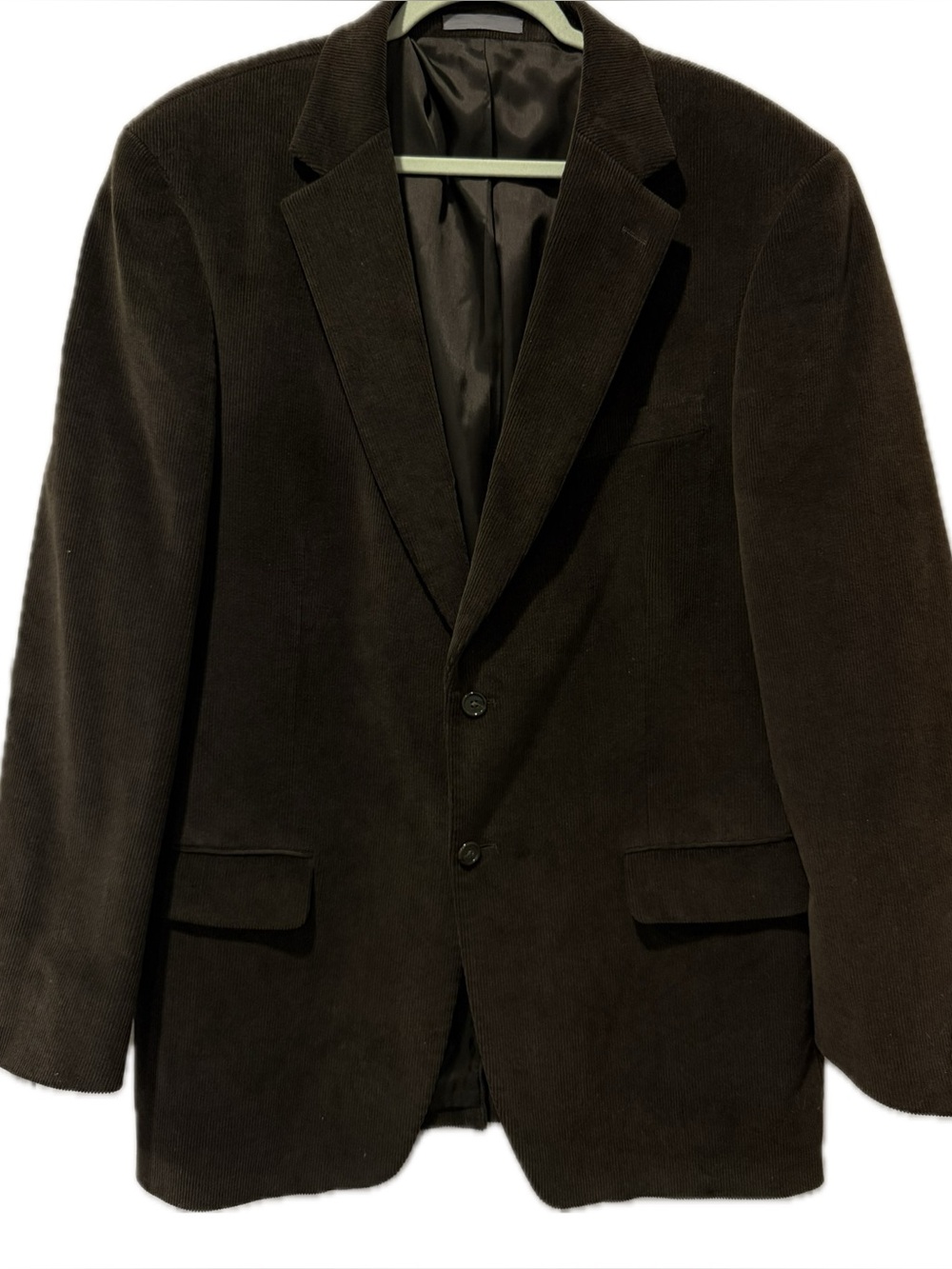 Talbots Men’s Corduroy Blazer in Dark Olive
